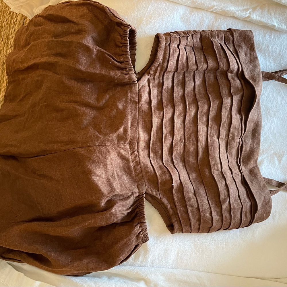 Faithful the Brand Trisha Playsuit in Cinnamon - Picture 7 of 7